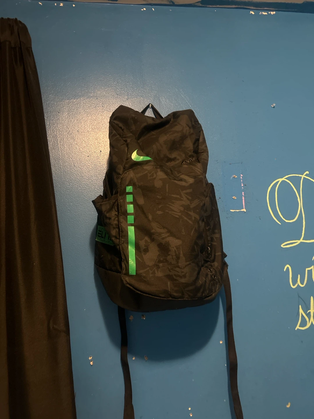 Nike Elite Backpack Black & Green