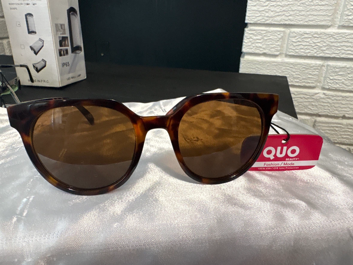 QUO Beauty Fashion/Mode Tortoiseshell Sunglasses