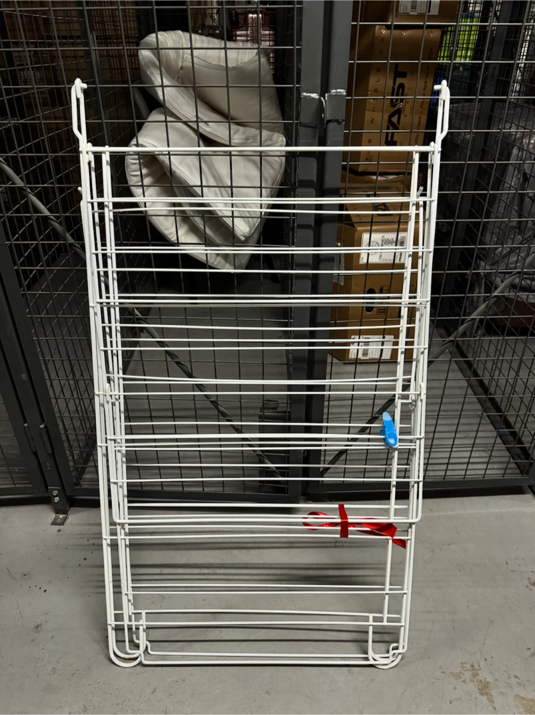 White Clothes Drying Rack