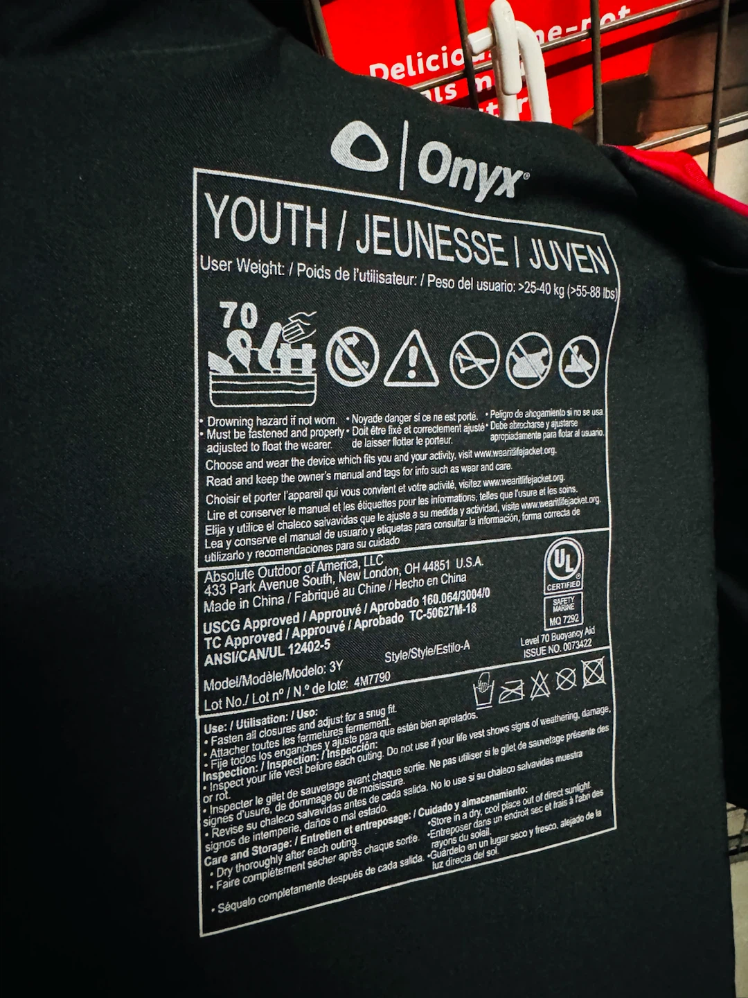 Onyx Youth Life Jacket - photo 5