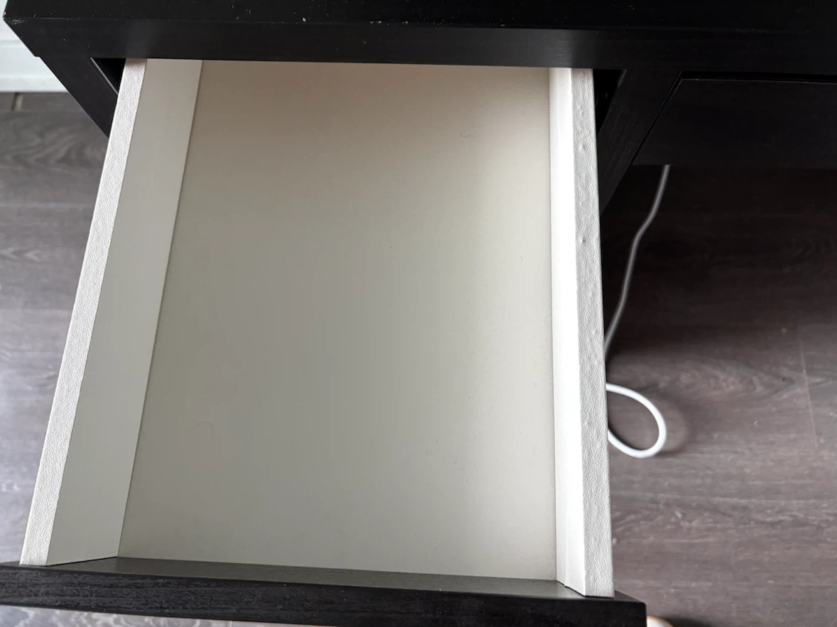 Black IKEA MICKE Desk - photo 4