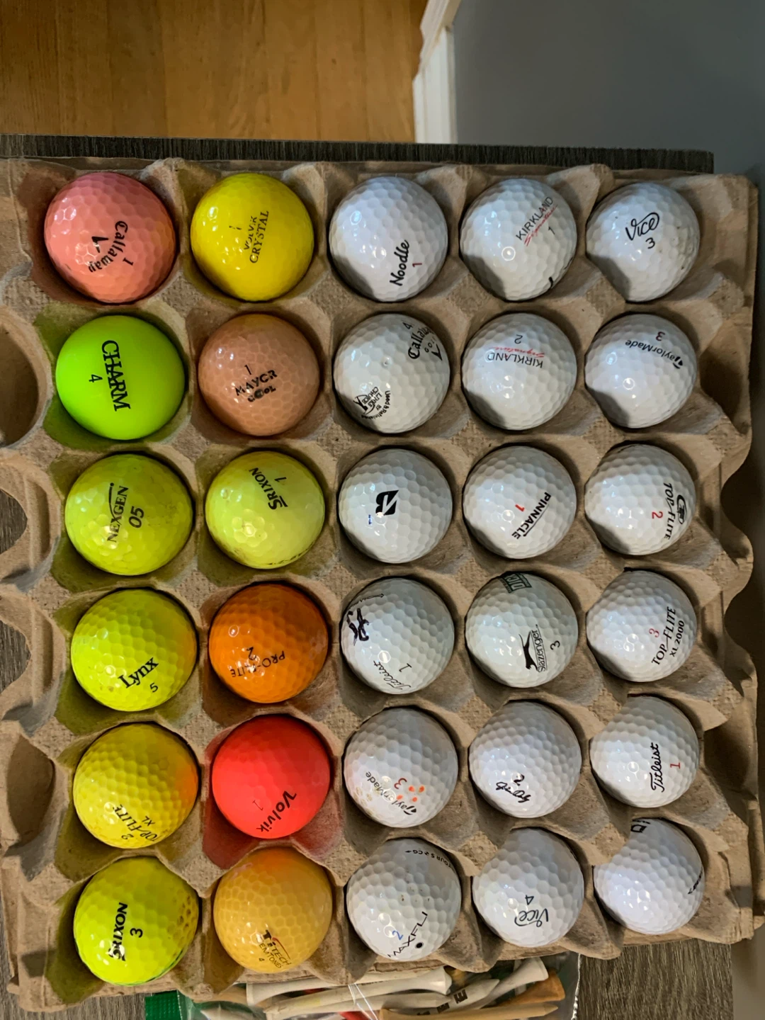 Assorted Used Golf Balls and Tees (30 each) - photo 5