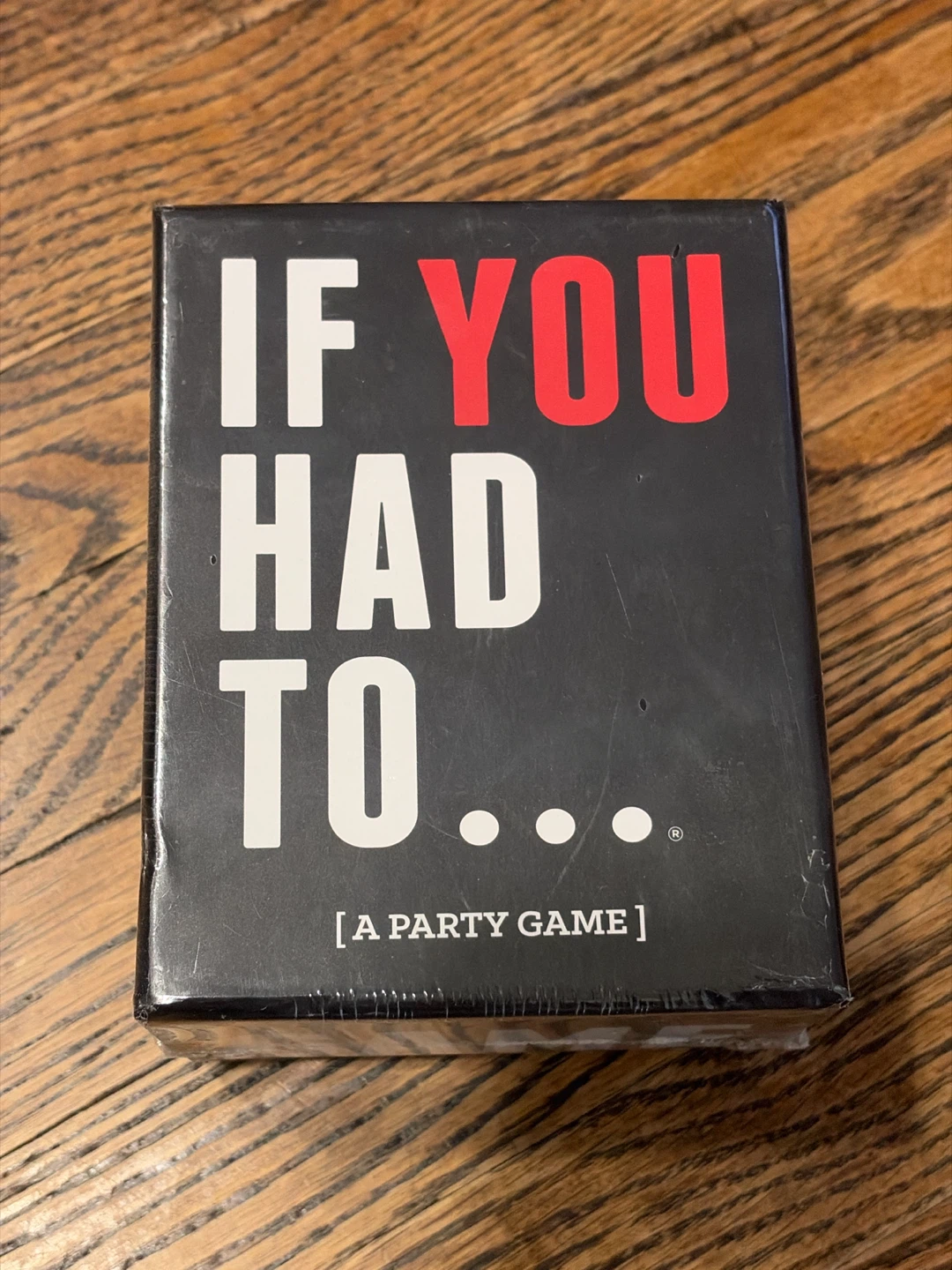 IF YOU HAD TO... A Party Game