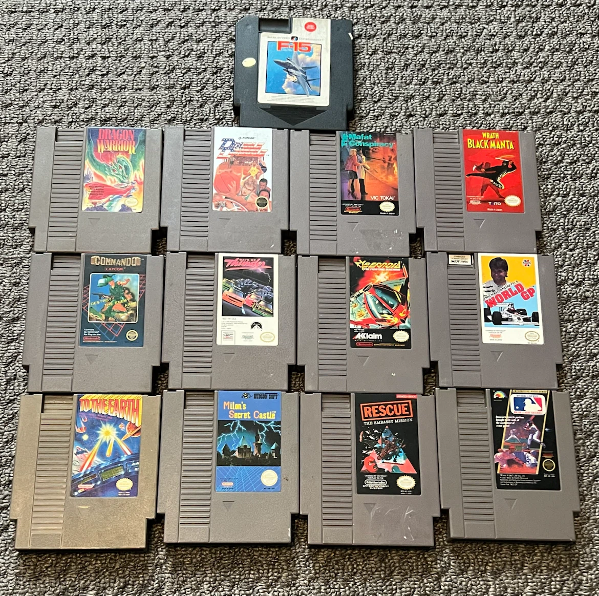 Nintendo NES Game Cartridge Bundle