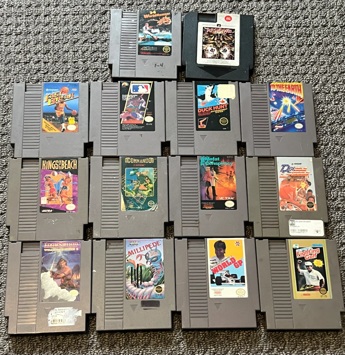 Bundle of 14 Nintendo NES Games