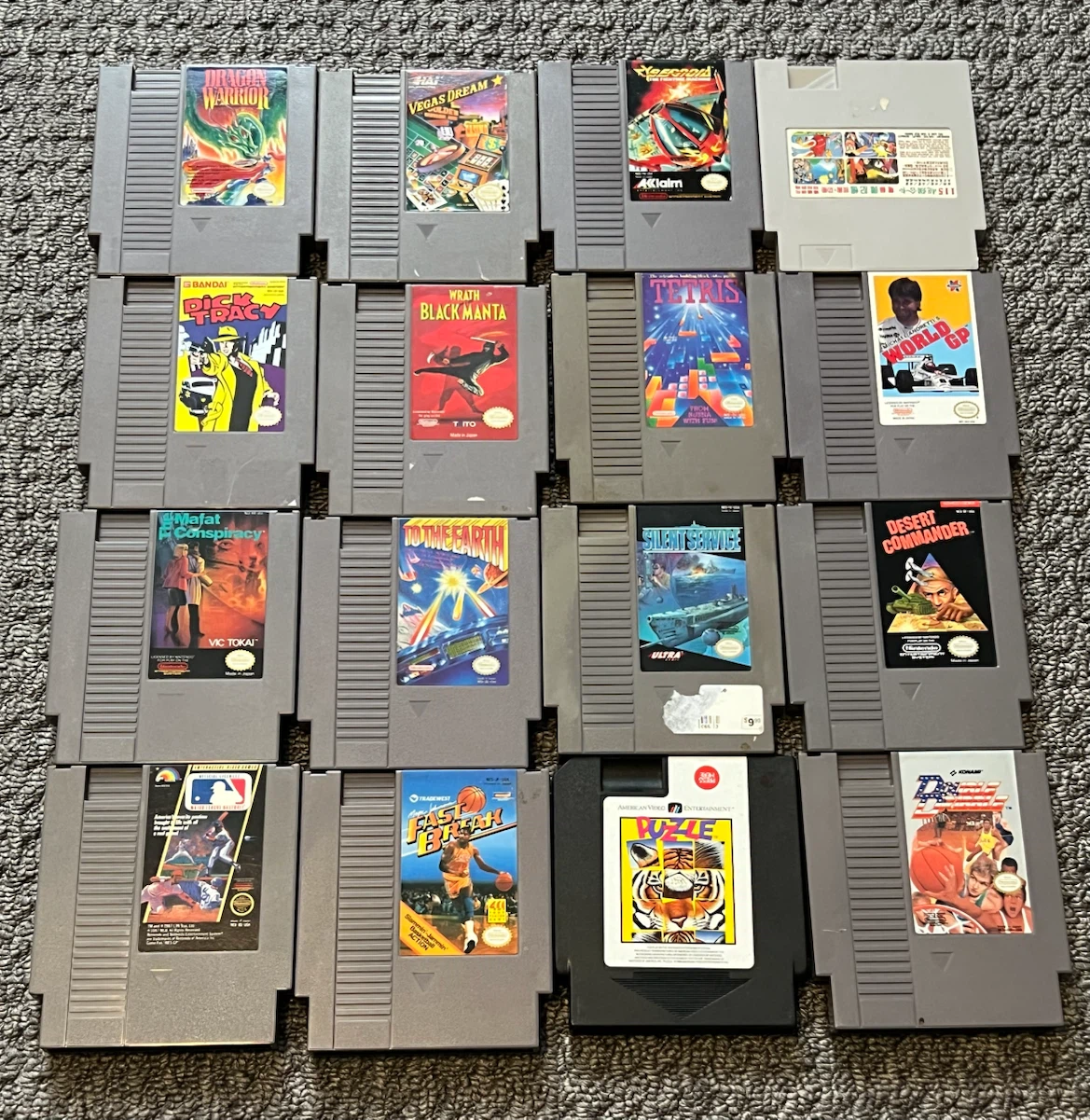 Nintendo NES Game Cartridges Bundle