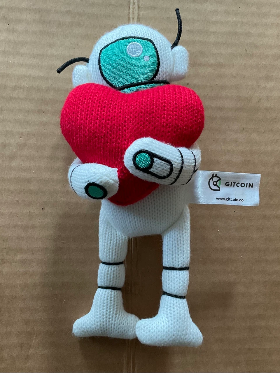 Gitcoin Plush Robot (rare Crypto / Web3 Swag Collectible)