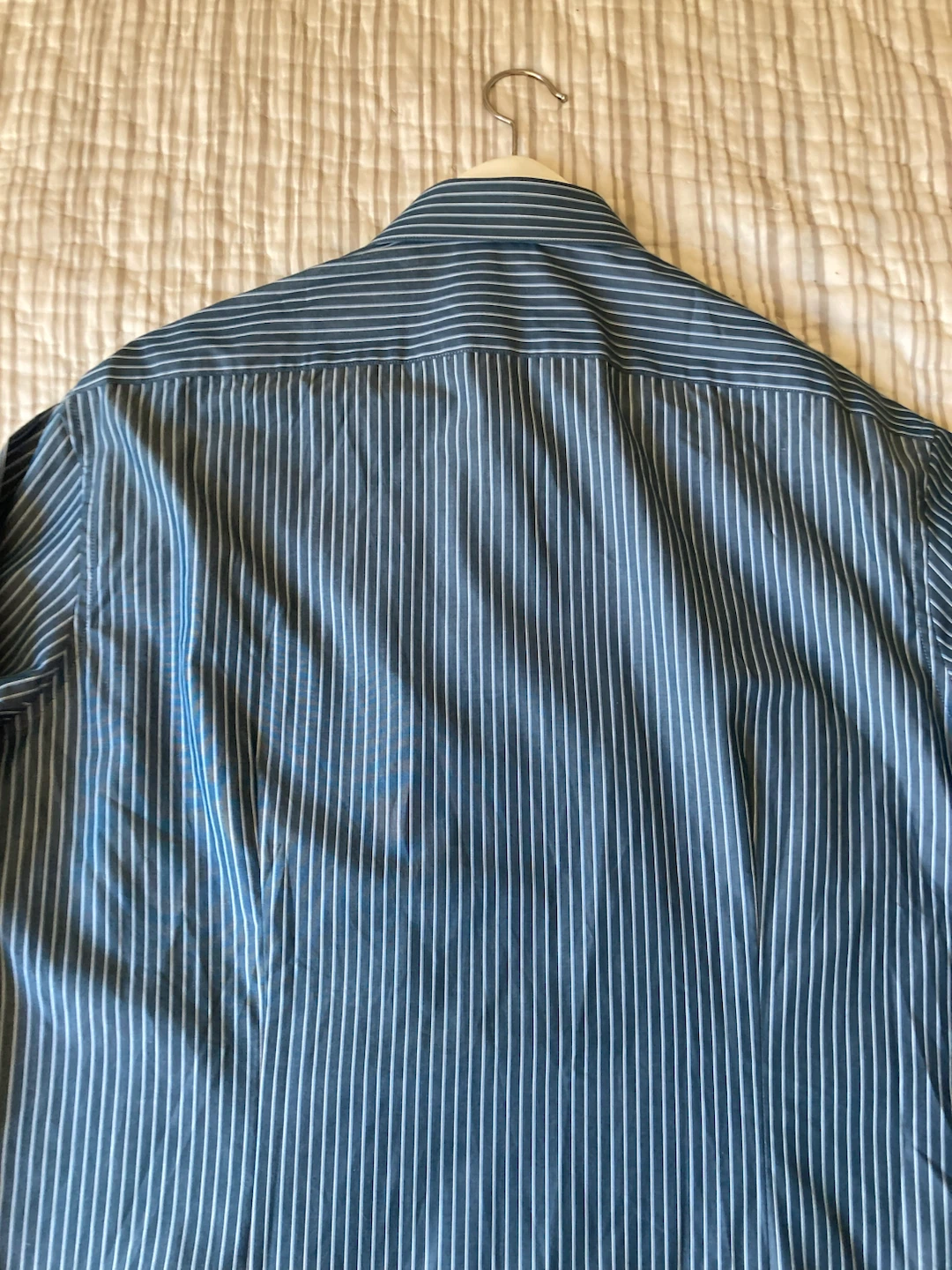 DKNY Men’s Slim Fit Striped Dress Shirt XL - photo 4