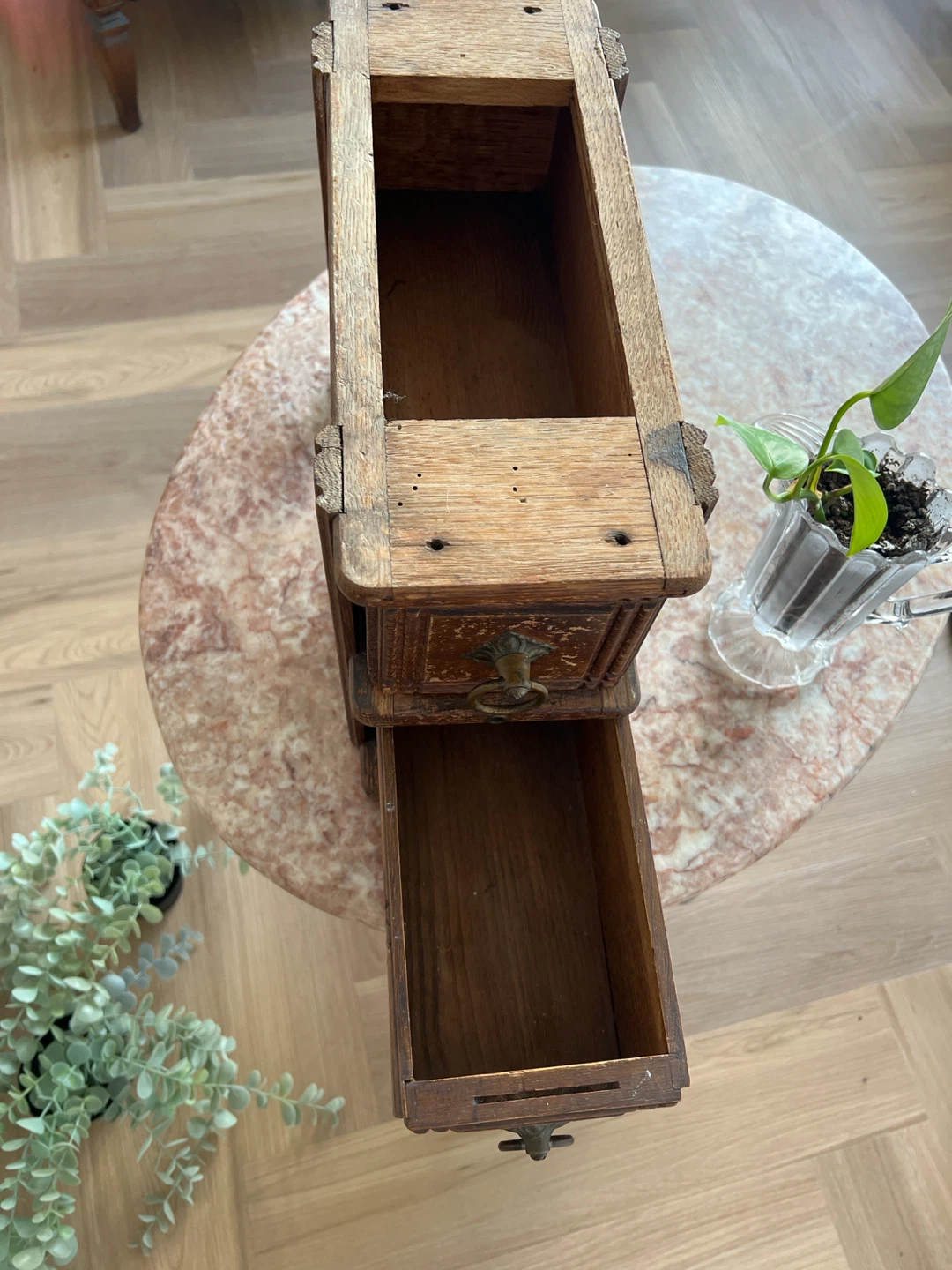 Vintage Wooden machine Drawers - photo 3