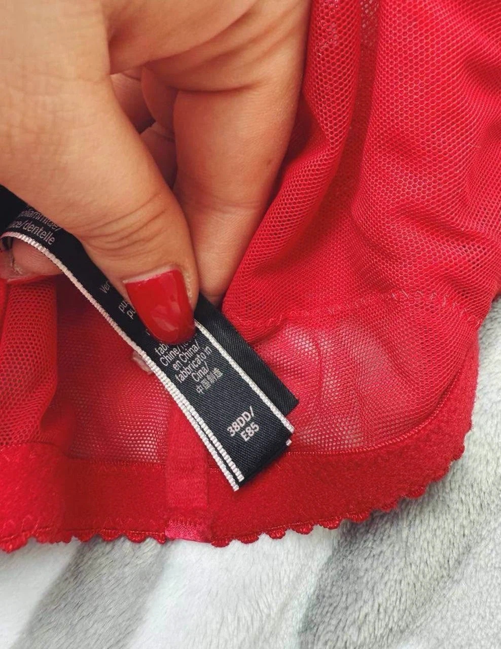 Victoria's Secret Red Lace Corset push up, 38 DD(E) - photo 5