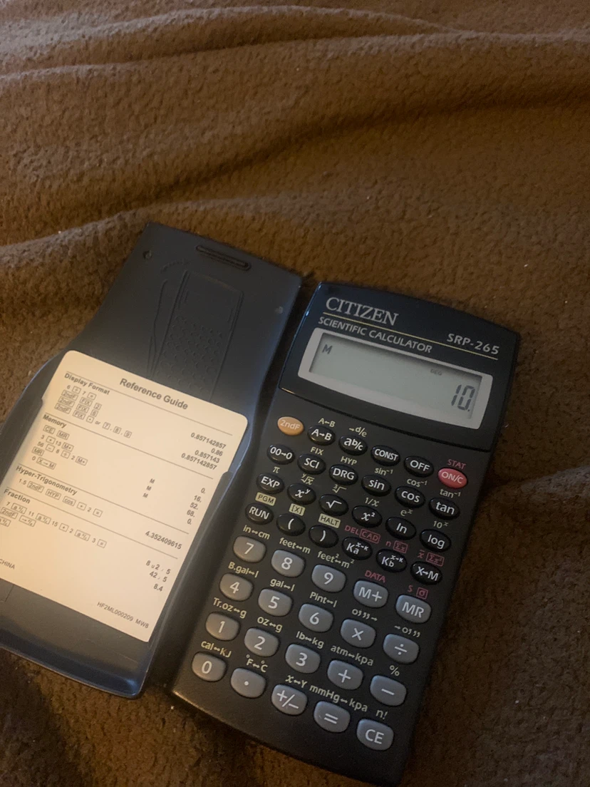 Citizen SRP-265 Scientific Calculator - photo 3