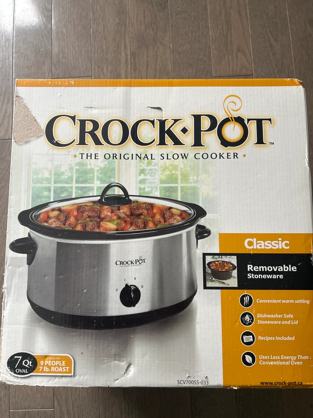 Brand New Crock-Pot Classic 7 Qt Oval Slow Cooker