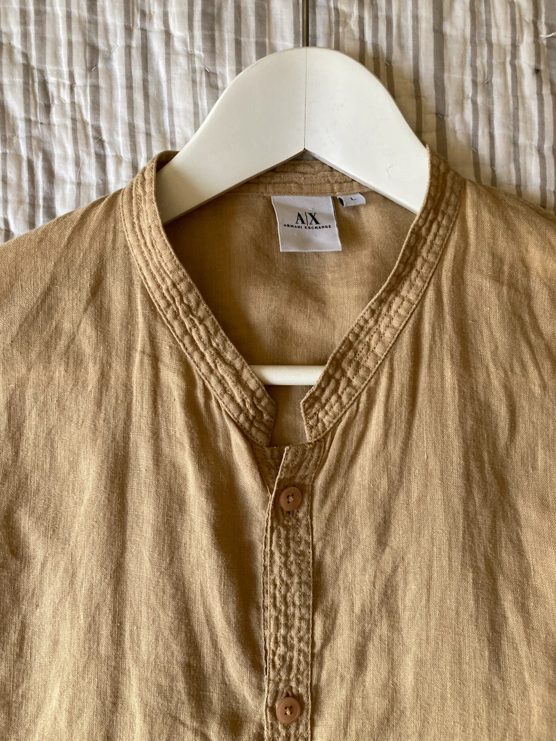 Men’s A|X Armani Exchange Linen Shirt L - photo 3