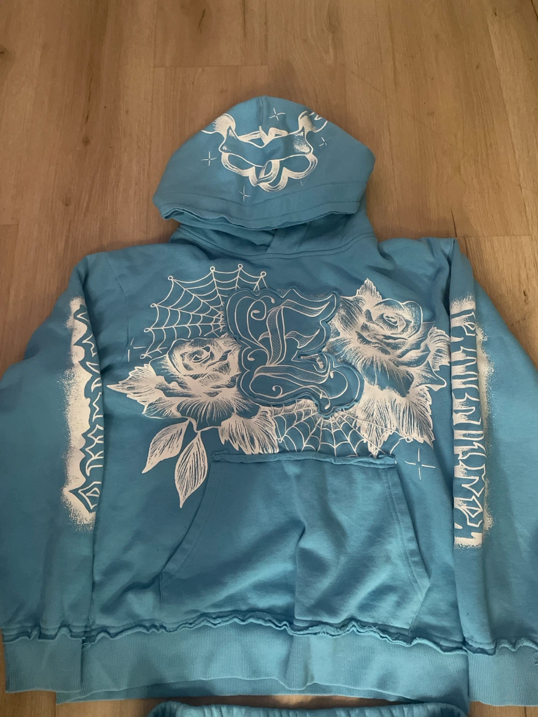 Blue Sweatshirt and Sweatpants Set - photo 2
