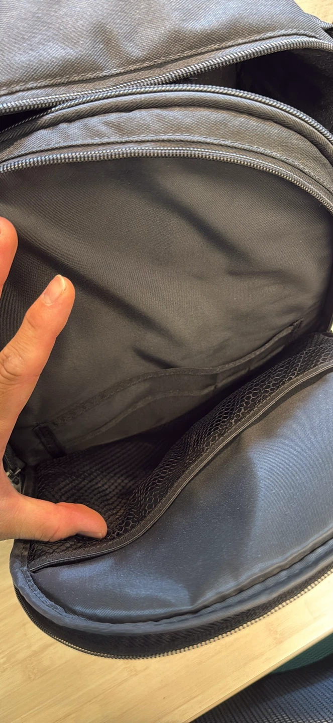 Black Camera Backpack with padded dividers - photo 3