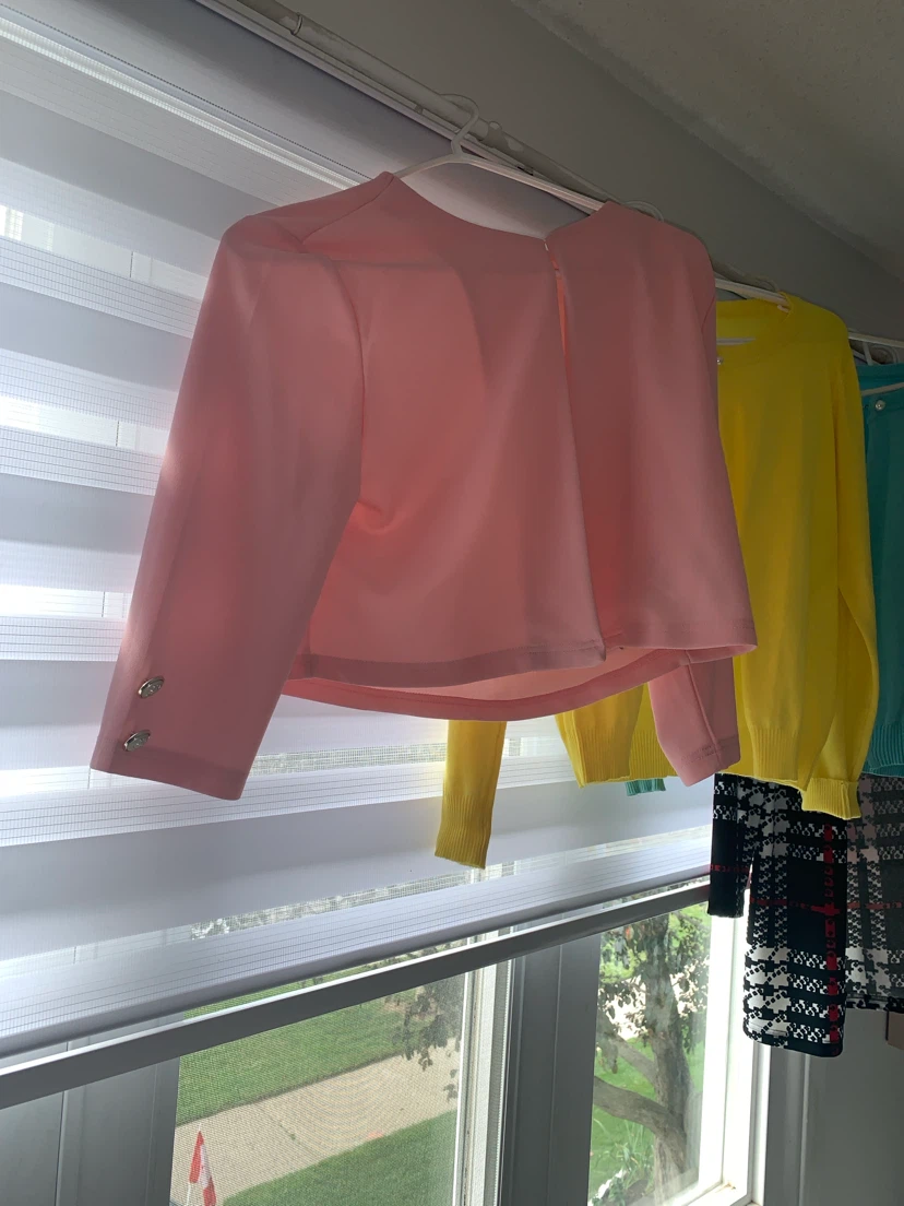 Pink Faux Suede Moto Jacket - photo 5