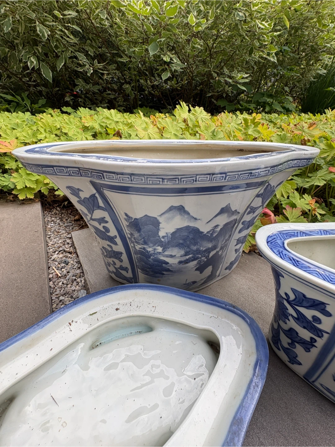 Set of Chinese Porcelain Planters - photo 3