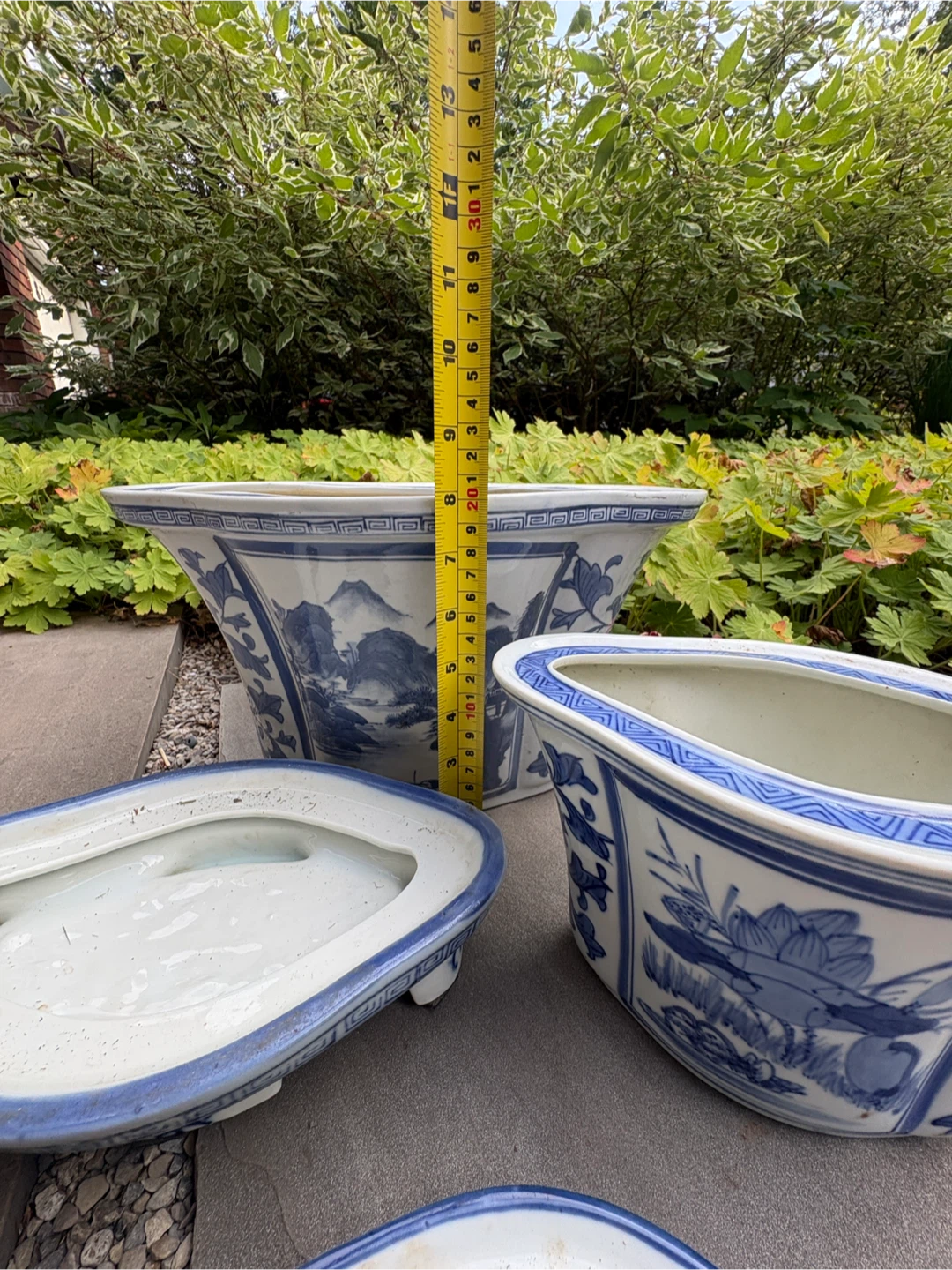 Set of Chinese Porcelain Planters - photo 4