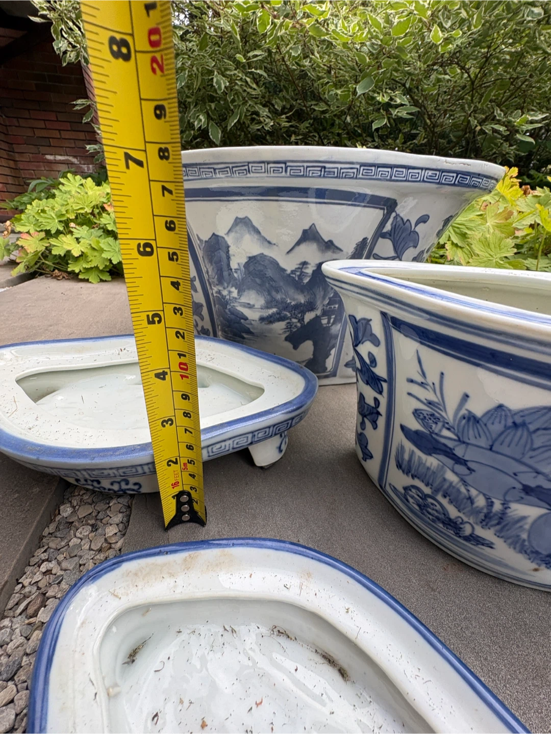Set of Chinese Porcelain Planters - photo 5