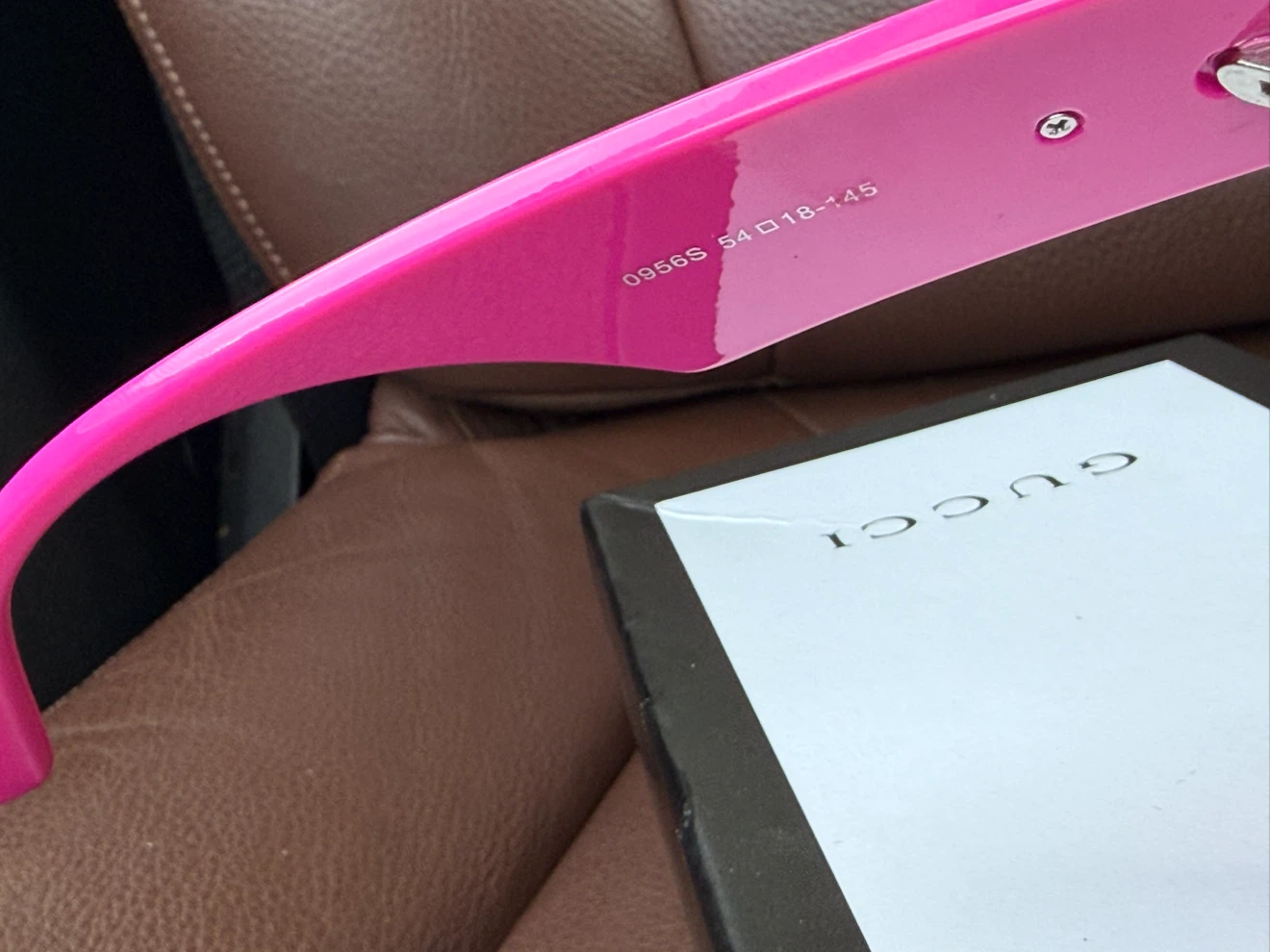 Gucci Pink Sunglasses - photo 3