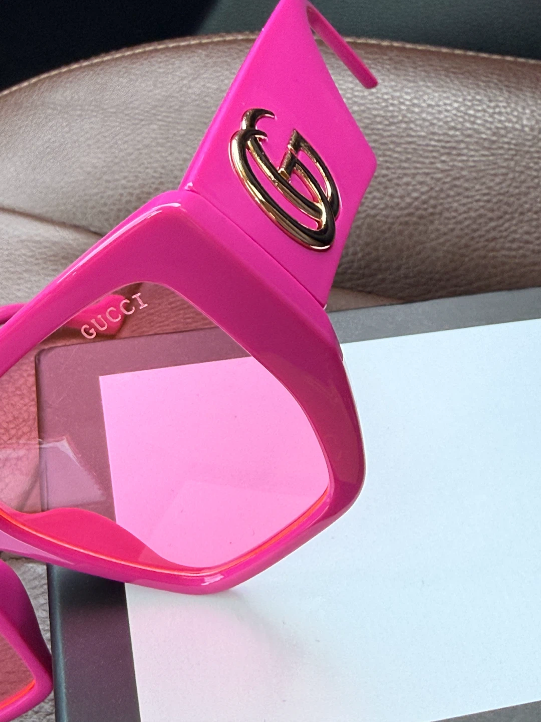 Gucci Pink Sunglasses - photo 4
