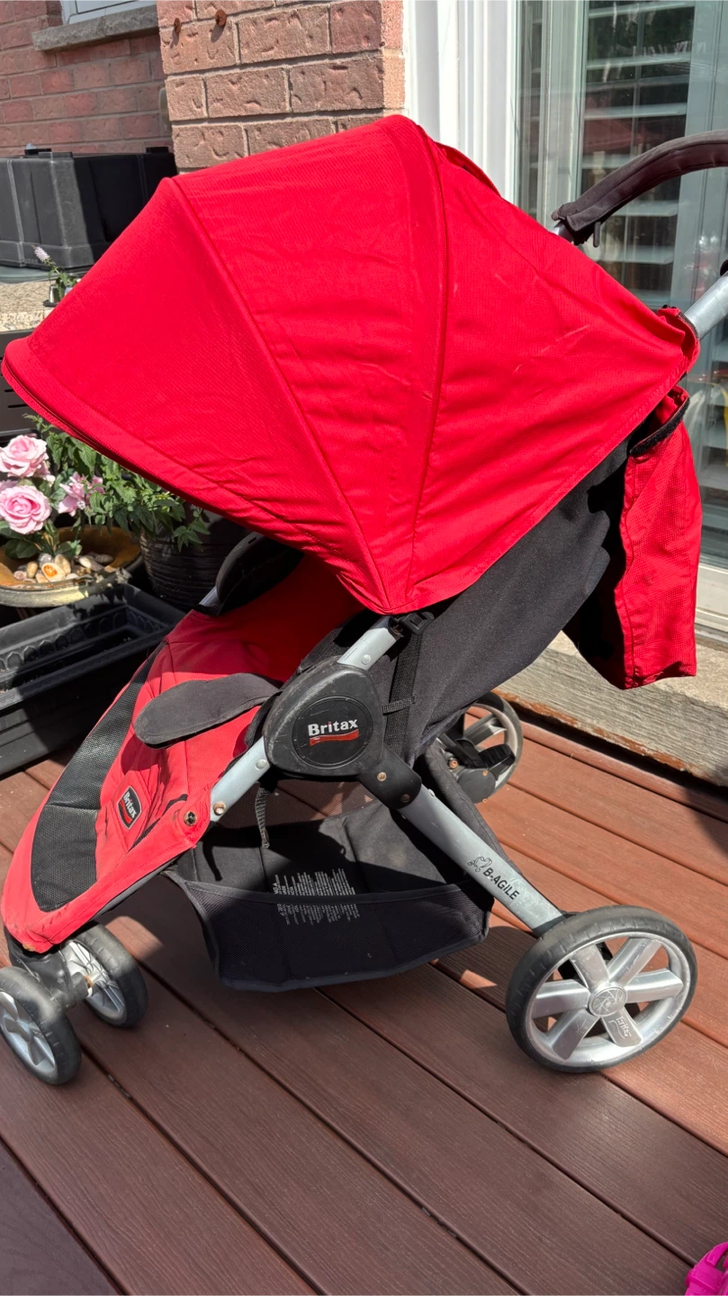 Britax B-Agile Stroller - Red - photo 3