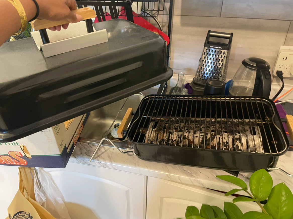 Black Portable BBQ Grill - photo 4