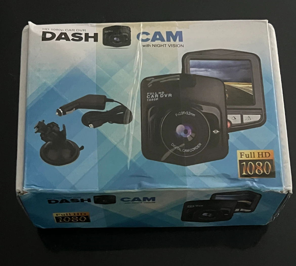 HD 1080p Dash Cam with Night Vision