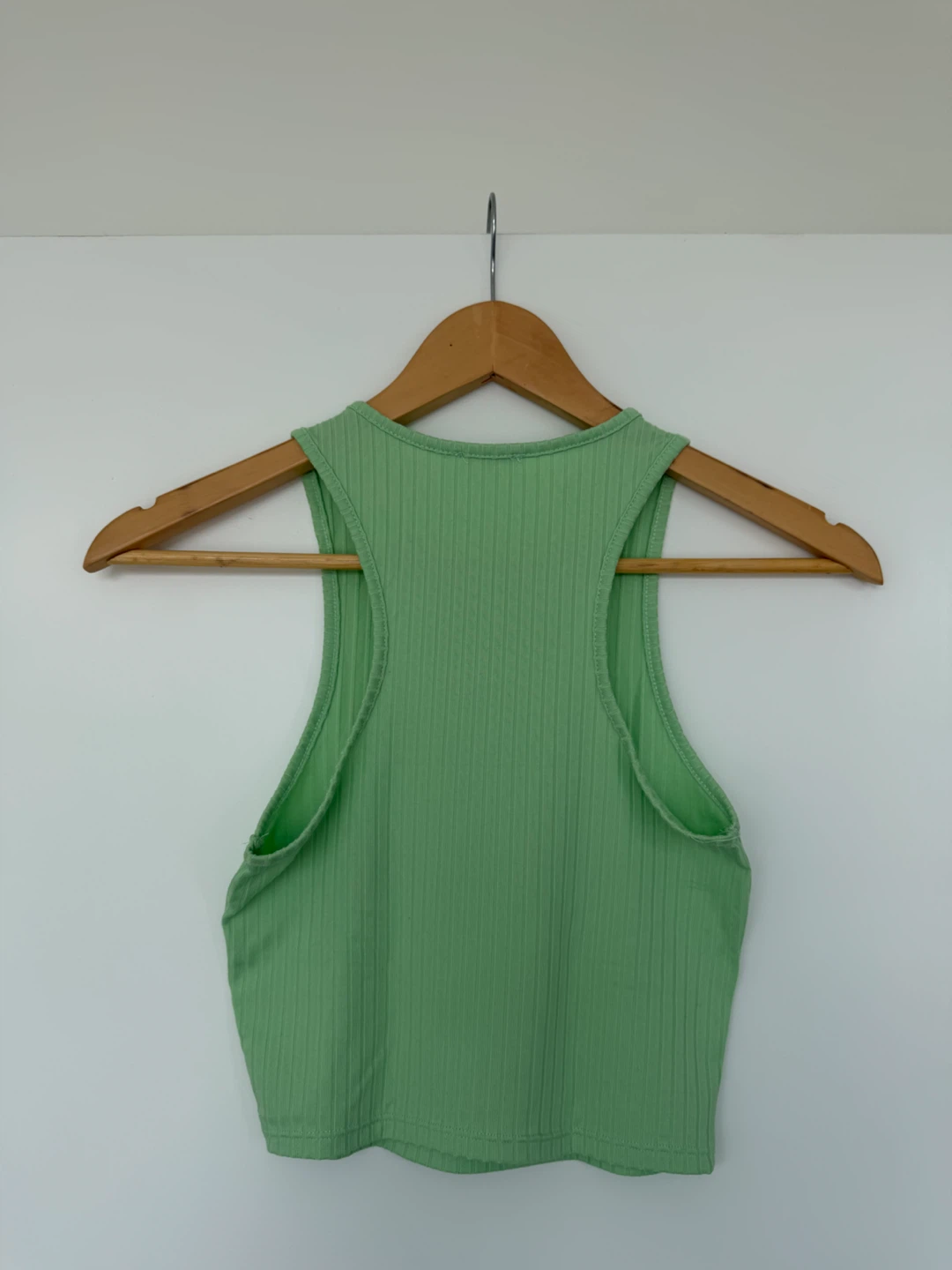 XS ARDENE BASIC COLLECTION green crop tank top - photo 3