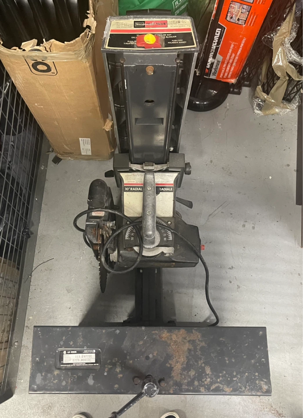 Craftsman 10" Radial Saw - photo 3