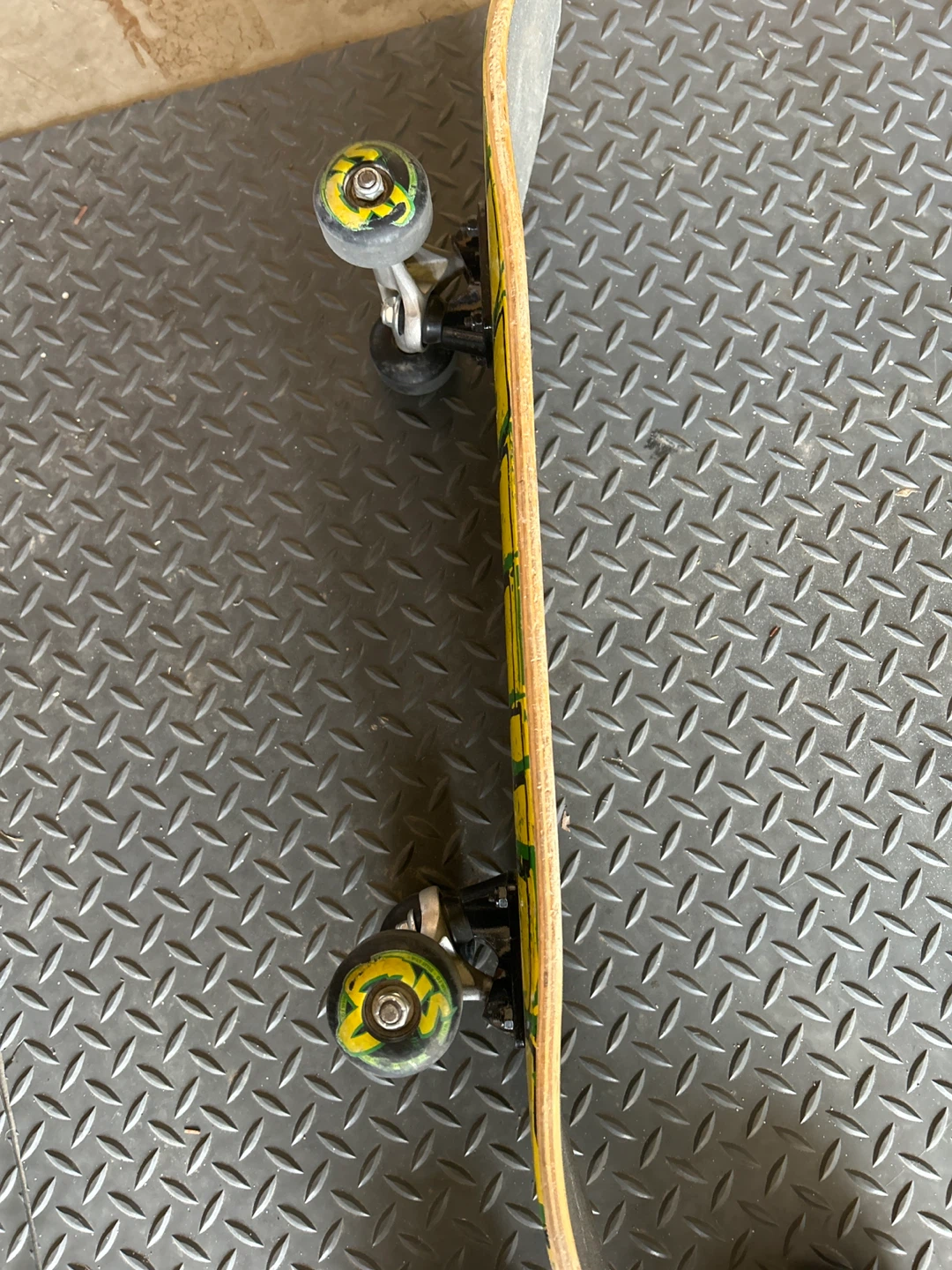 Yellow and Green Skateboard - photo 2