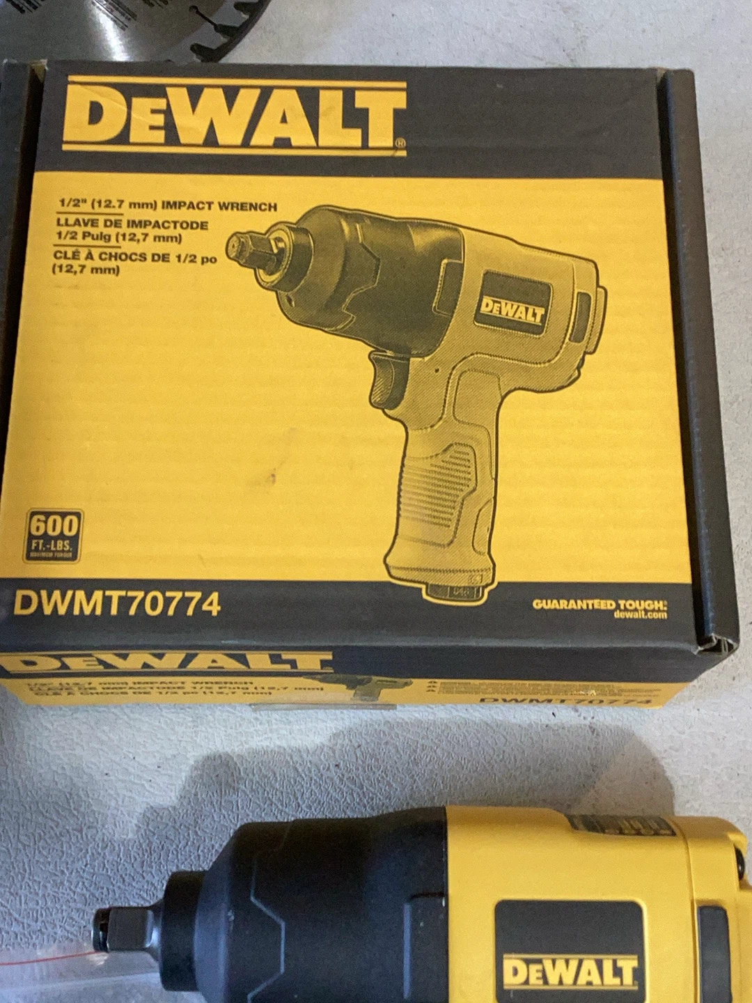 DeWalt 1/2 inch Impact Wrench DWMT70774