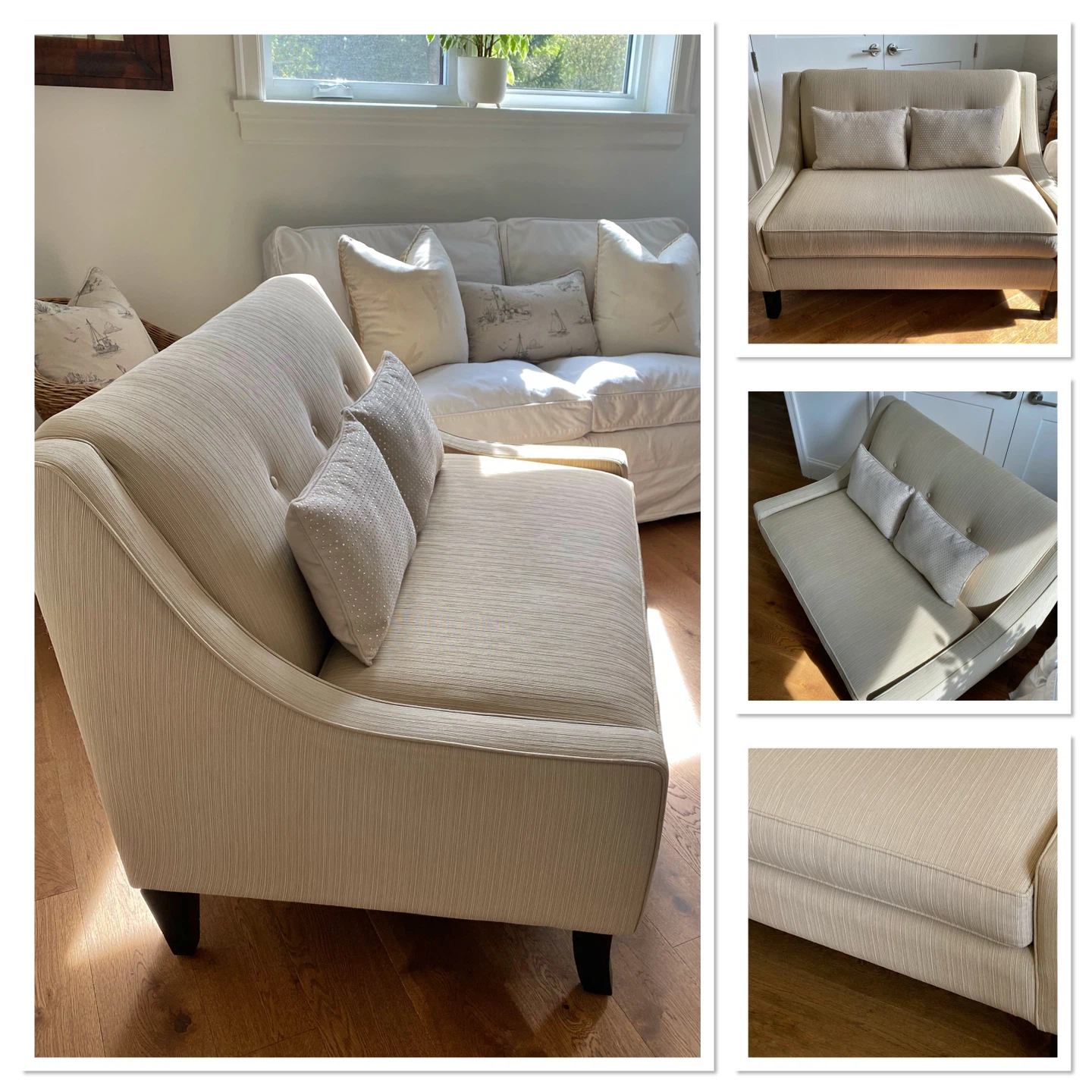 ⭐️Beautiful Custom Casalife Loveseat And Cushions⭐️