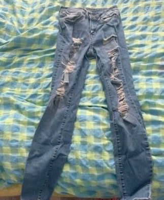 2 pairs of Ripped Jeans (Size 3) (Both together for $5) - photo 2