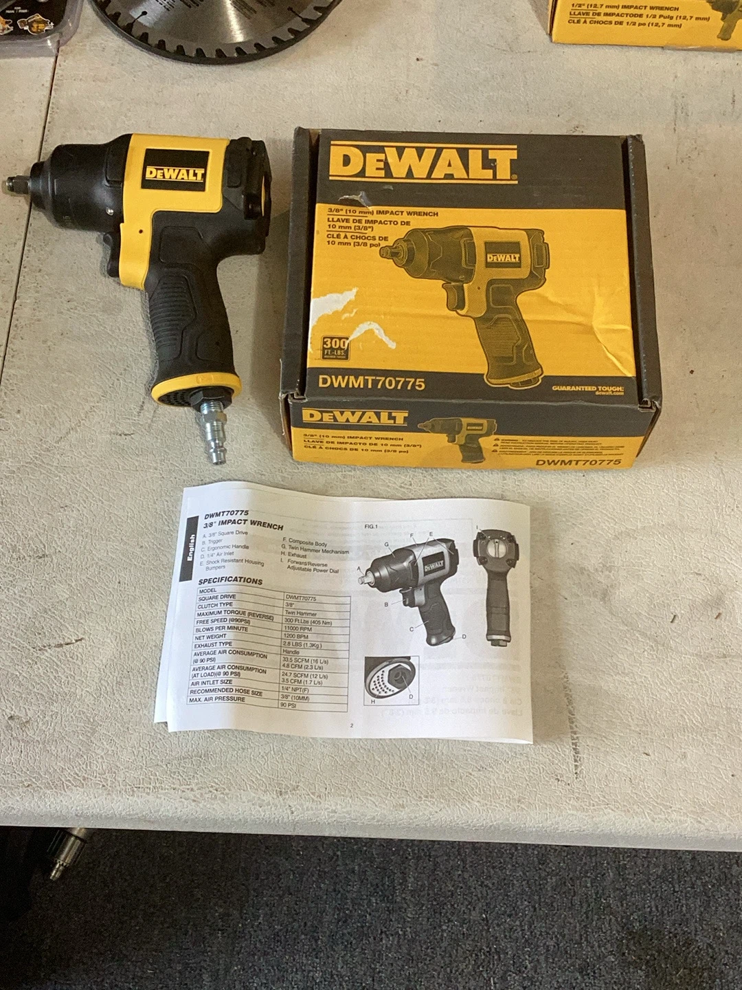 DEWALT 3/8" Impact Wrench DWMT70775