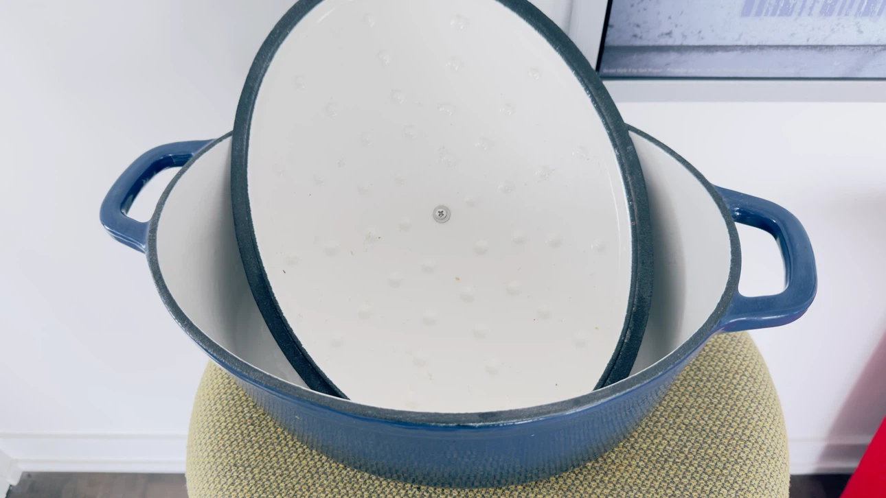 Blue Cast Iron Dutch Oven - photo 2