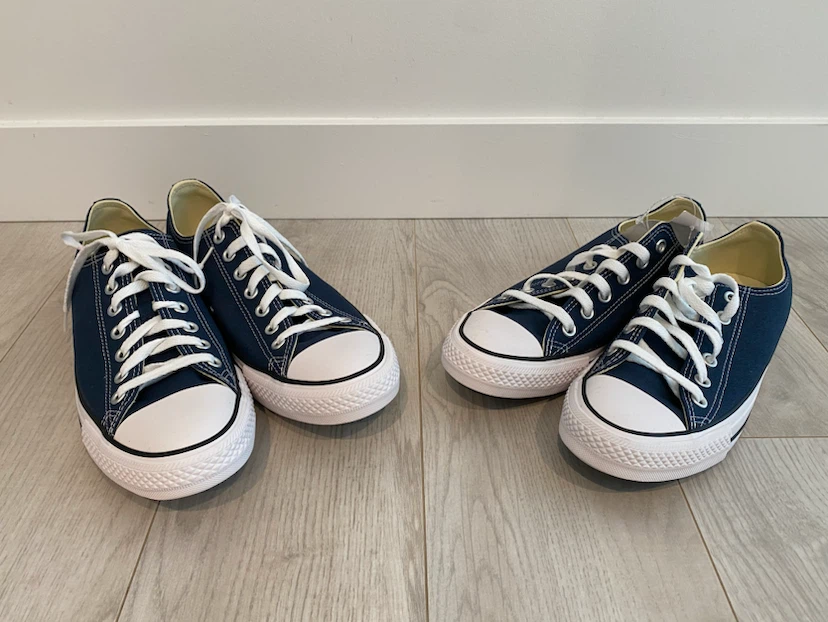 Converse All Star OX Navy Canvas Shoes