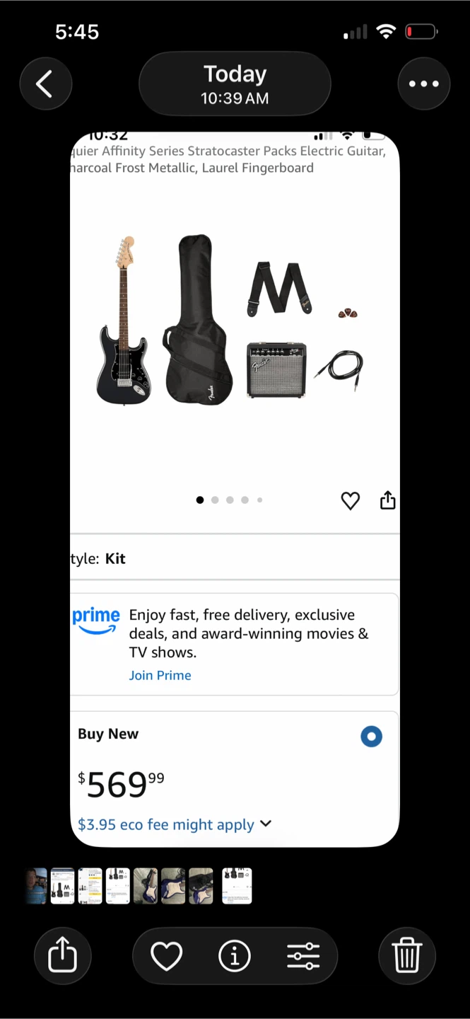 Squier by Fender Stratocaster Electric Guitar Kit with Gig Bag - photo 4