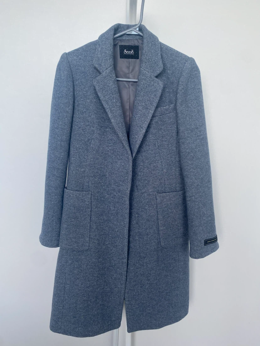 Grey Blue Coat from Korea