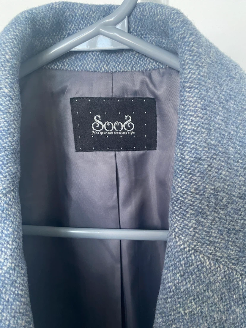 Grey Blue Coat from Korea - photo 5