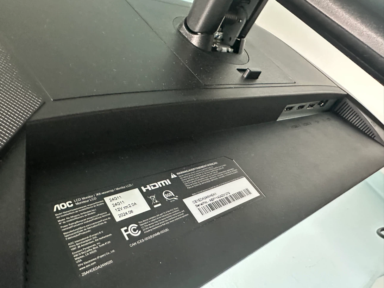 AOC 24G11 LCD Monitor - photo 3
