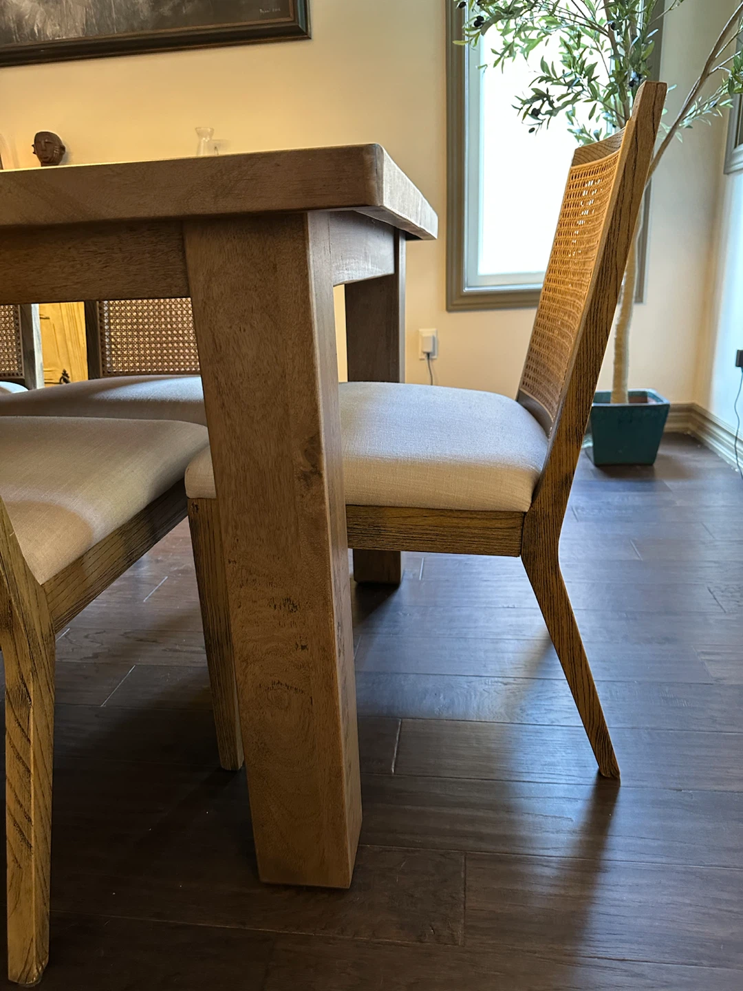 Epirus Solid Mango Wood Dining Table 240cm Natural - photo 5
