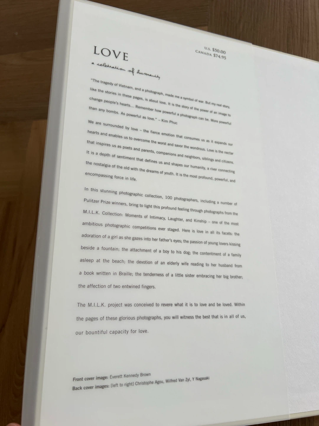 LOVE: A Celebration of Humanity Photo Book - photo 2