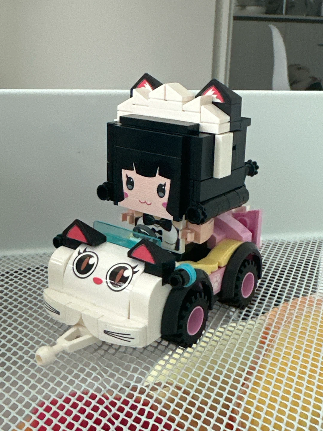 Cute Cat Car Building Toy