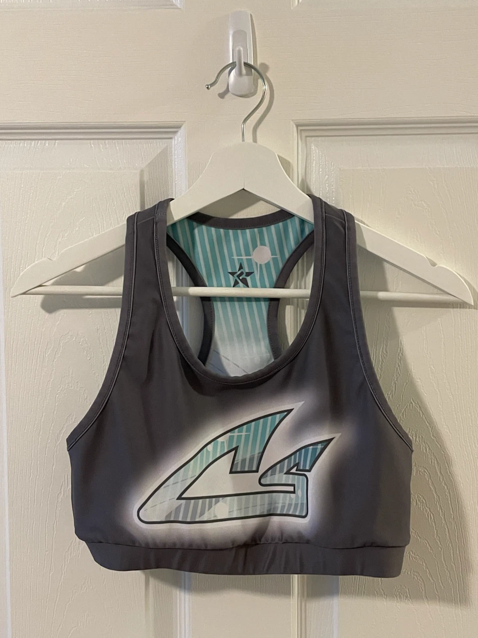 SHARKS 2-in-1 Cheerleading Sports Bra - photo 3