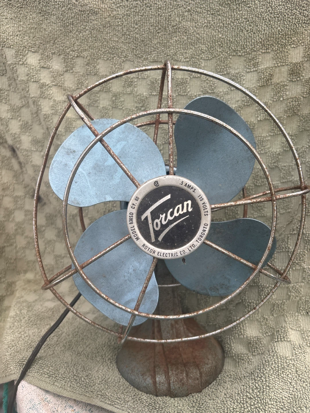 Torcan 5 Amps Fan - Model 836SD