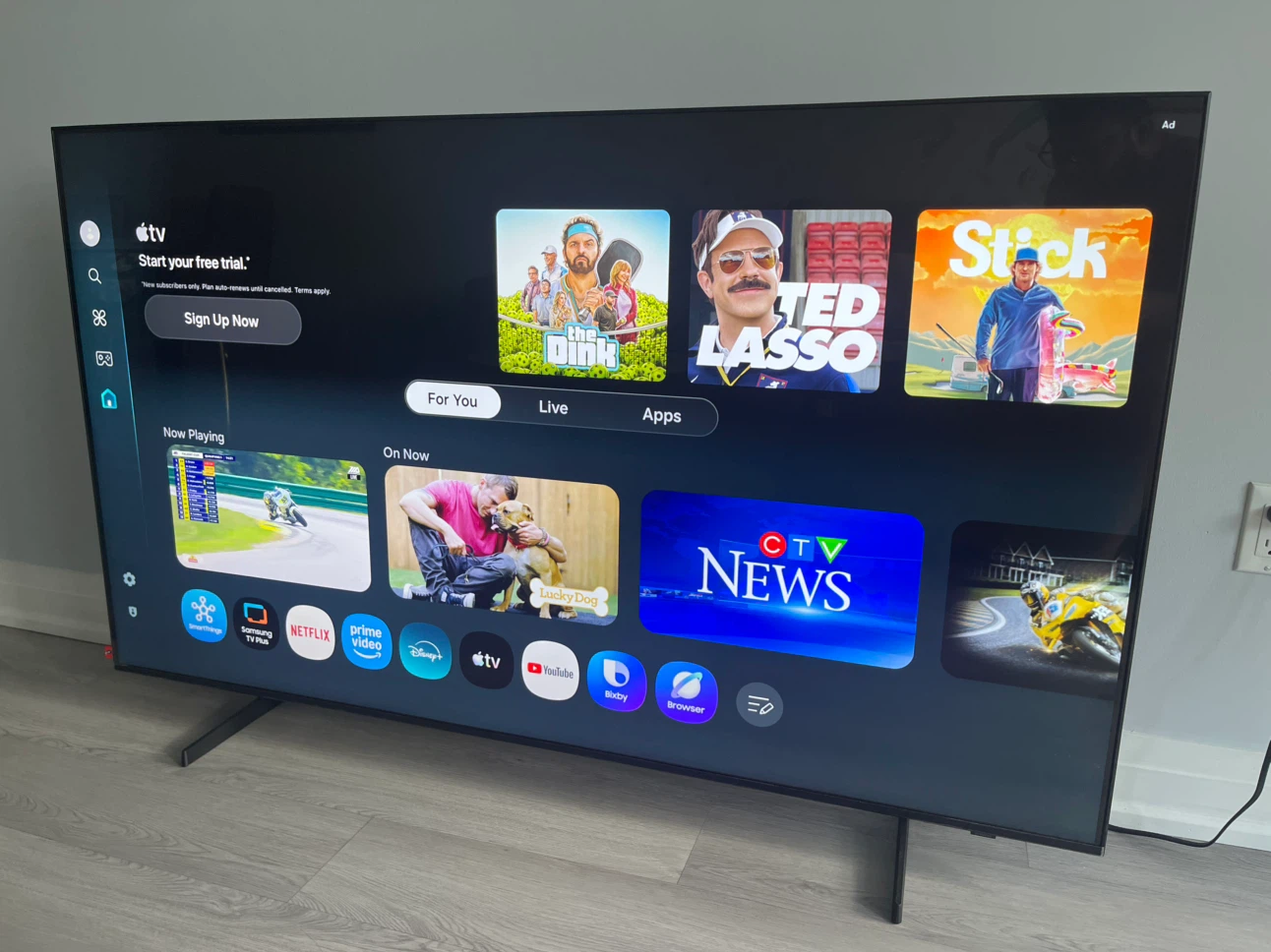 Samsung 65” 4K Crystal UHD Smart TV – Excellent Condition