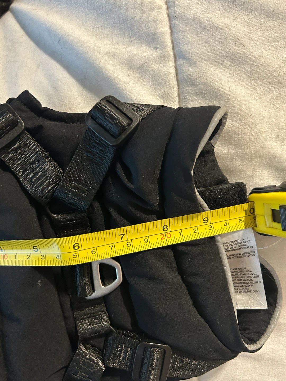 Canada Pooch Black Puffer Dog Vest - Size 10 - photo 4