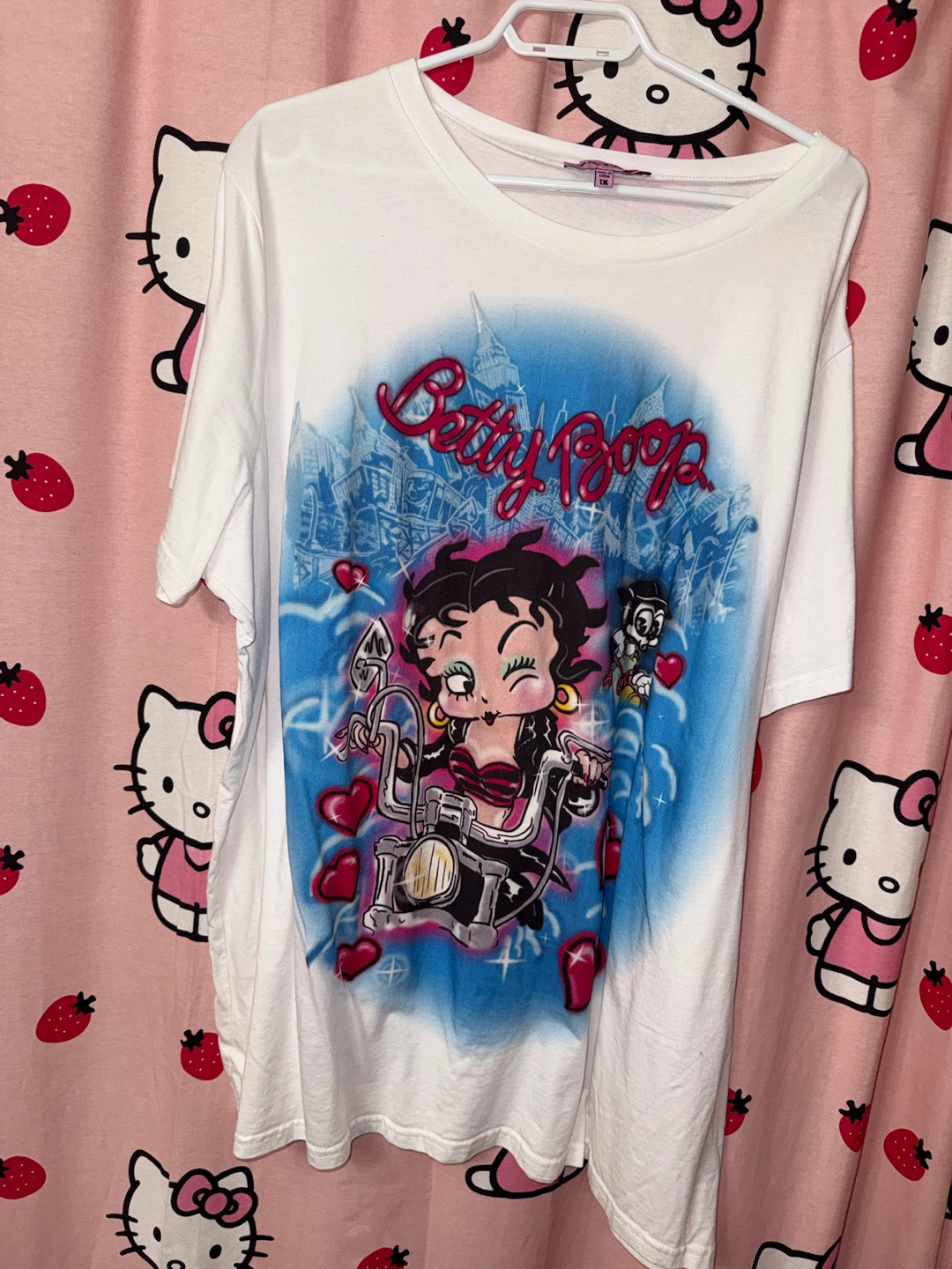 NEW DOLLS KILL BETTY BOOP OVERSIZED SHIRT 1X - photo 4
