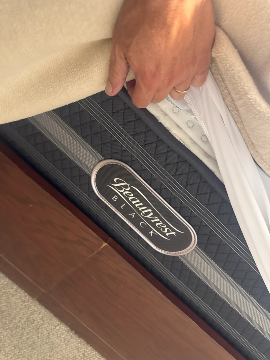 King Captains bed with king Beautyrest mattress. - photo 2